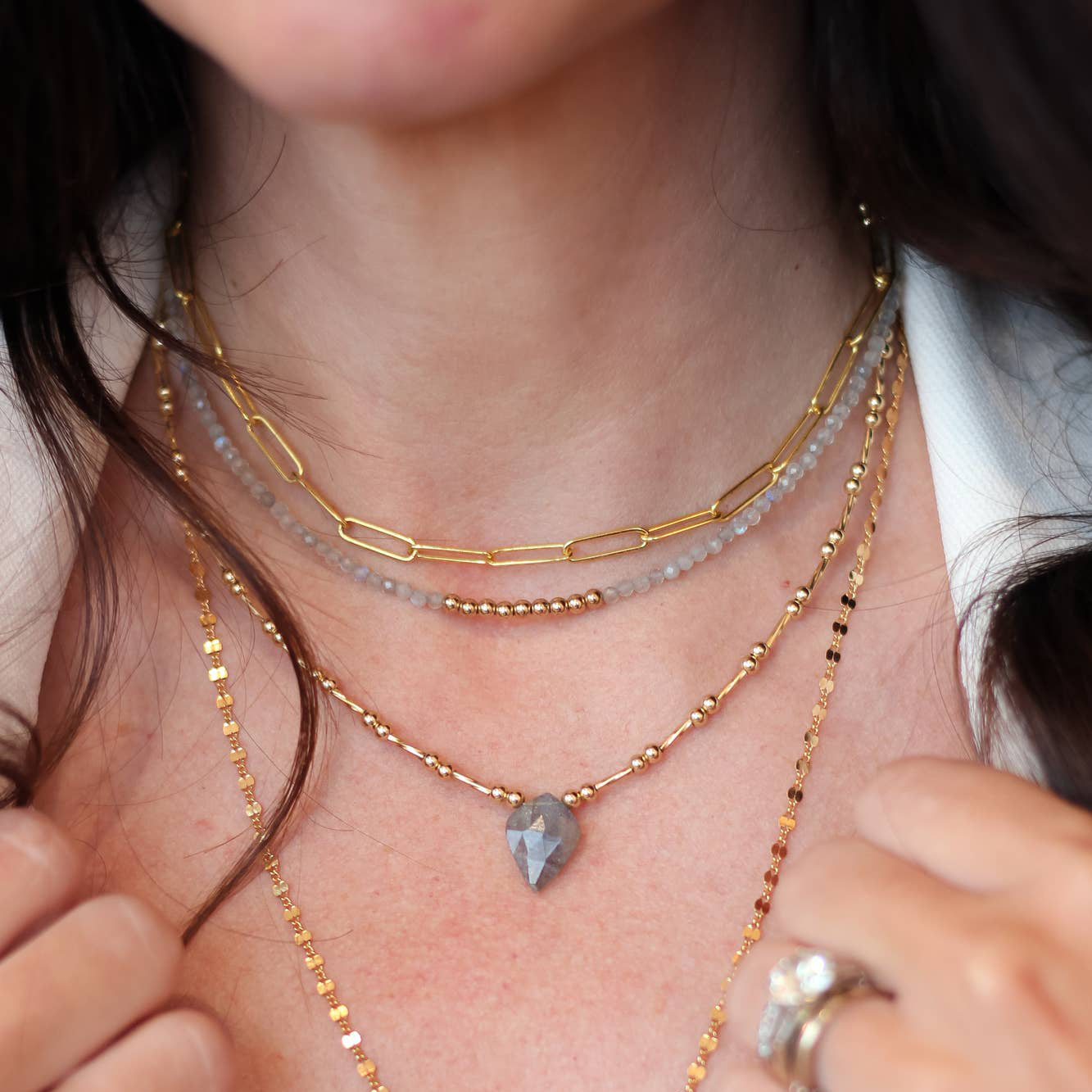 Fiona Necklace – Labradorite