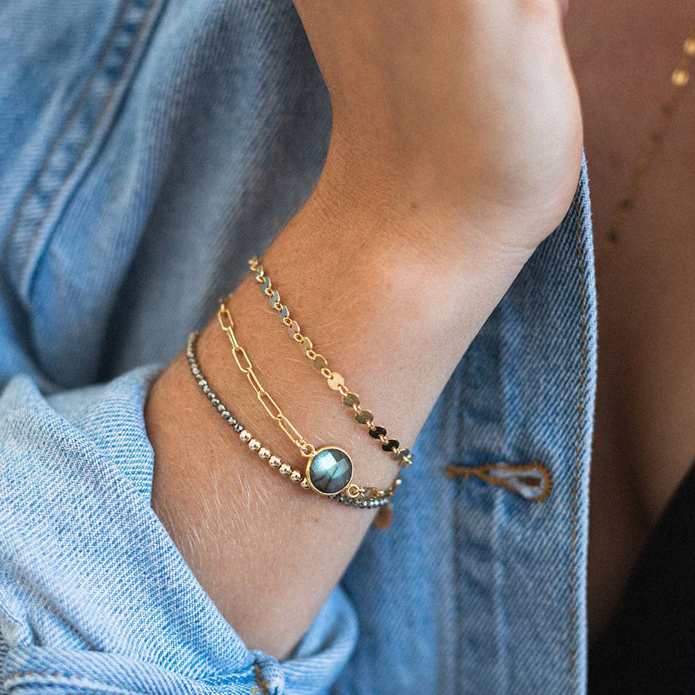 Meg Bracelet – Pyrite