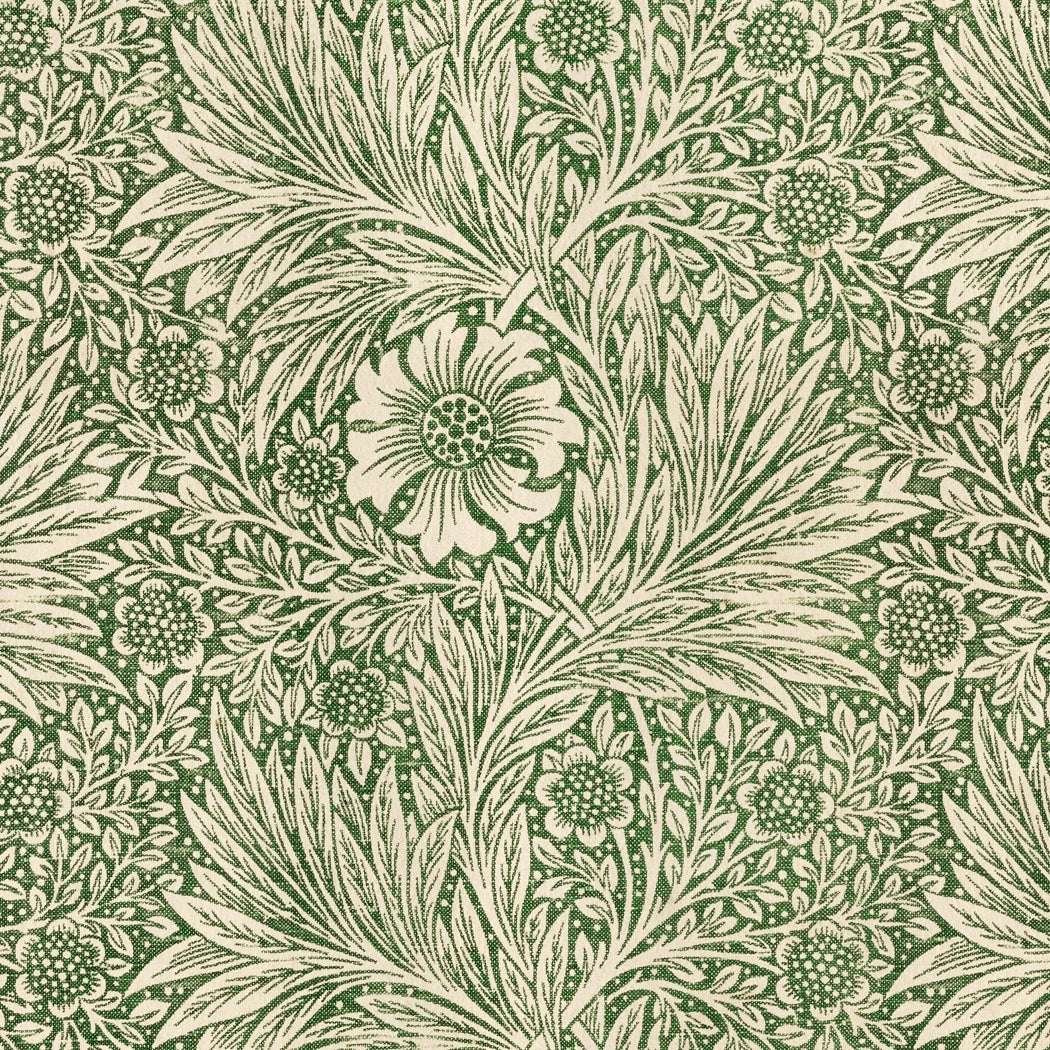 Large William Morris Marigold Decorative Tray with Brass Handles