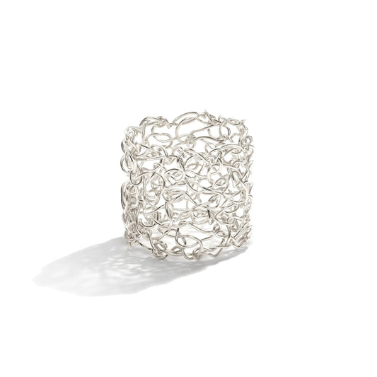 Sterling Silver Wire Statement Ring