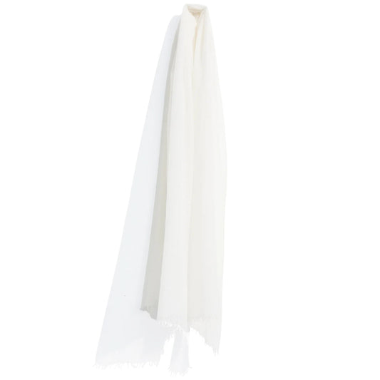 Cashmere Whisper Featherweight Scarf - Ivory