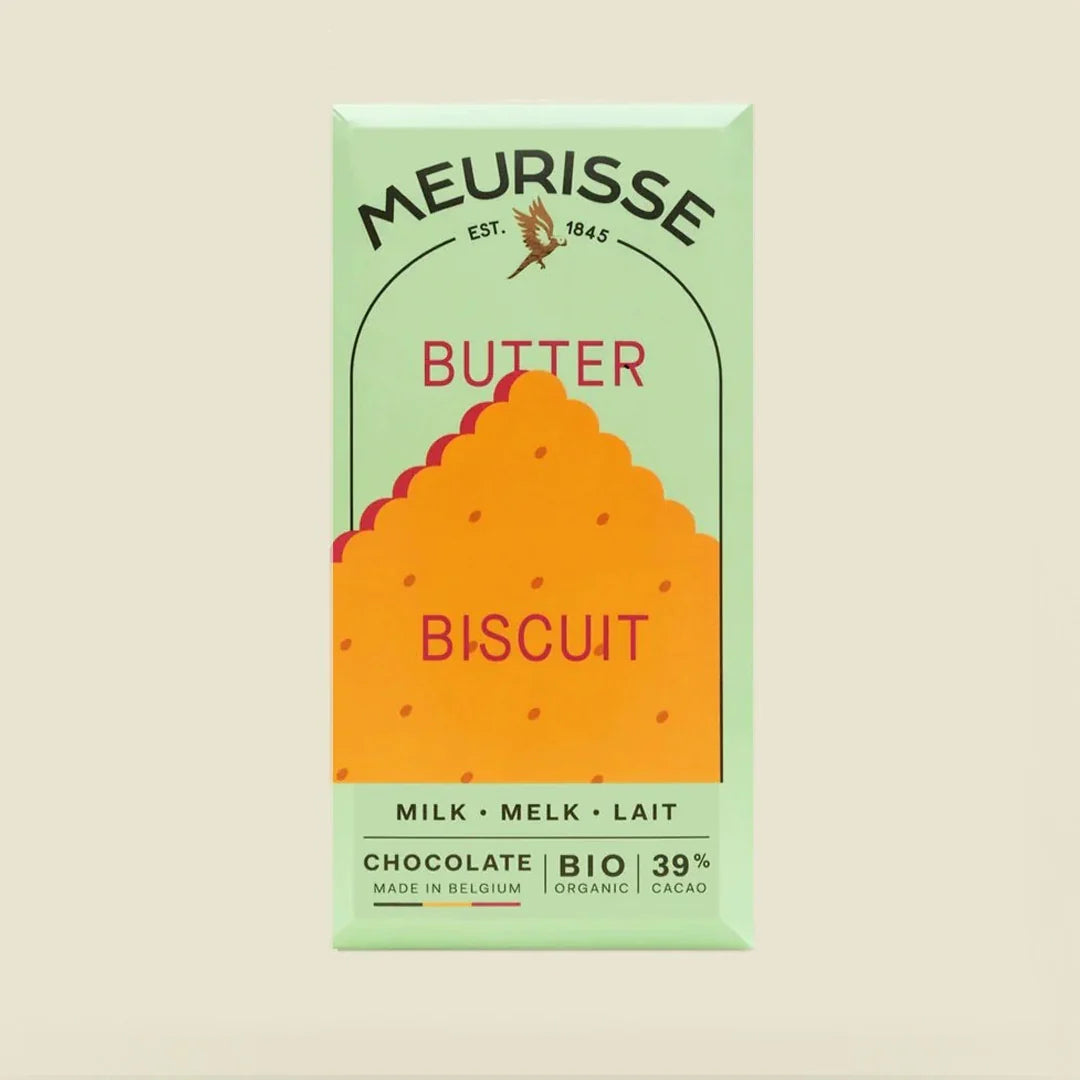 Meurisse Milk Chocolate Tablet - Butter Biscuit