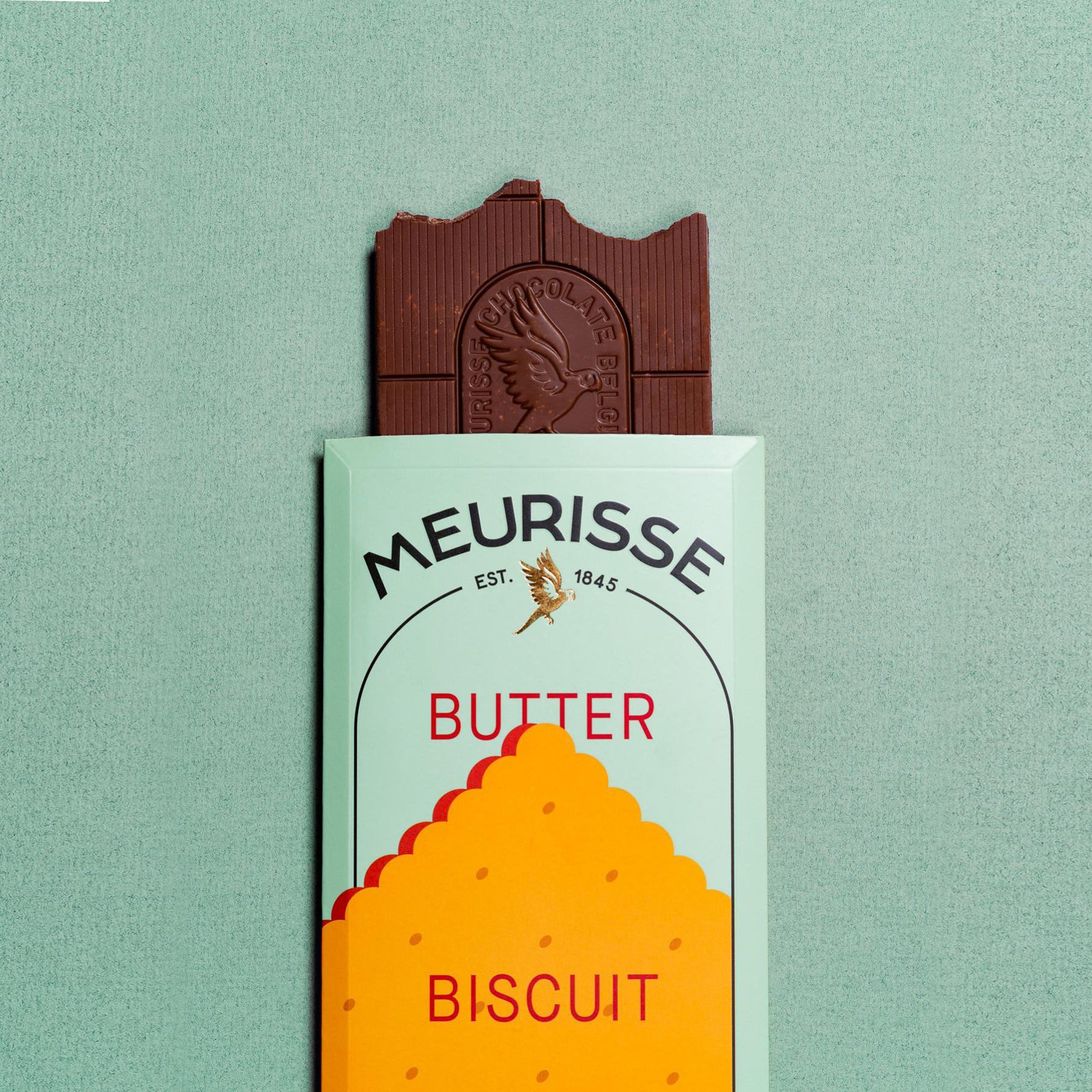 Meurisse Milk Chocolate Tablet - Butter Biscuit