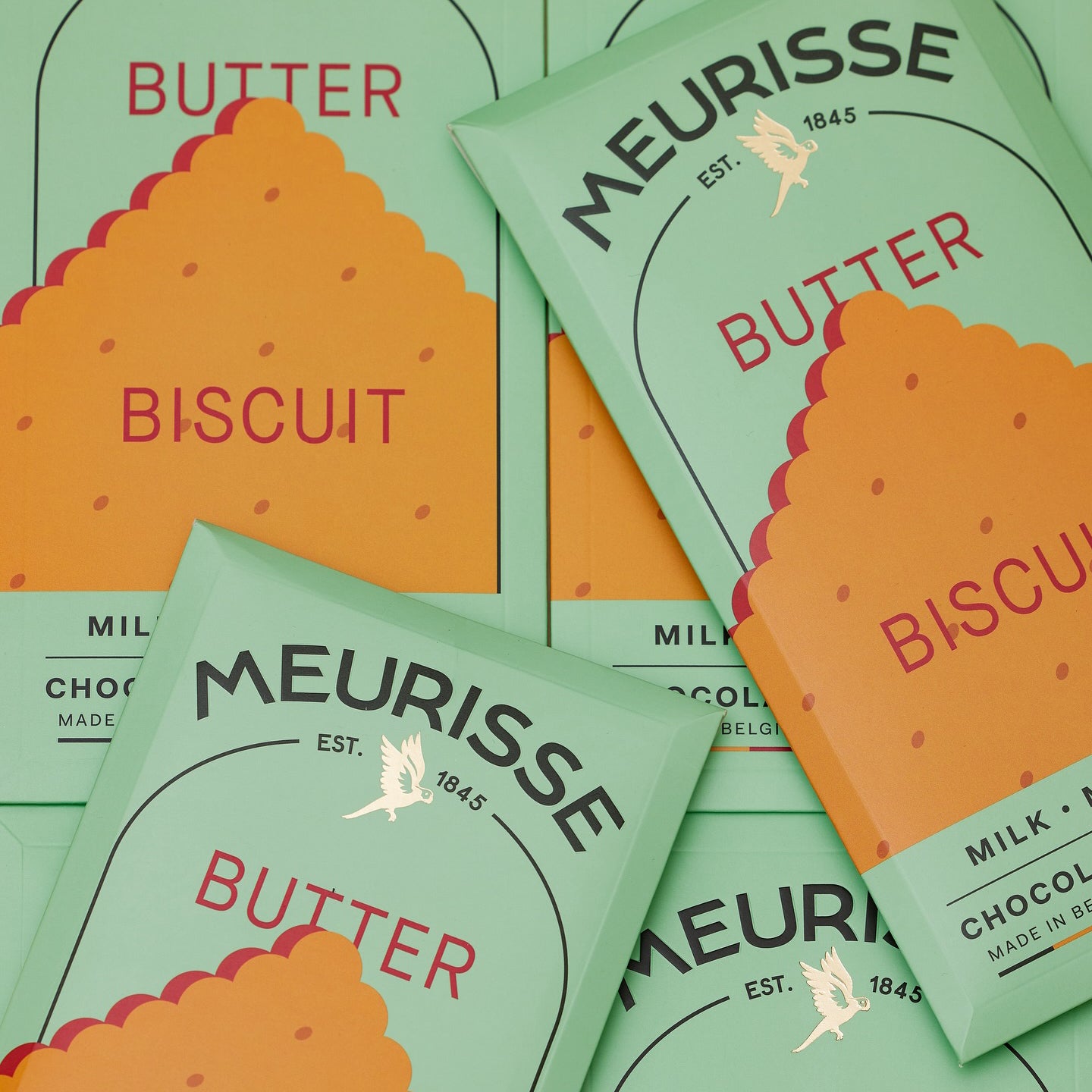 Meurisse Milk Chocolate Tablet - Butter Biscuit