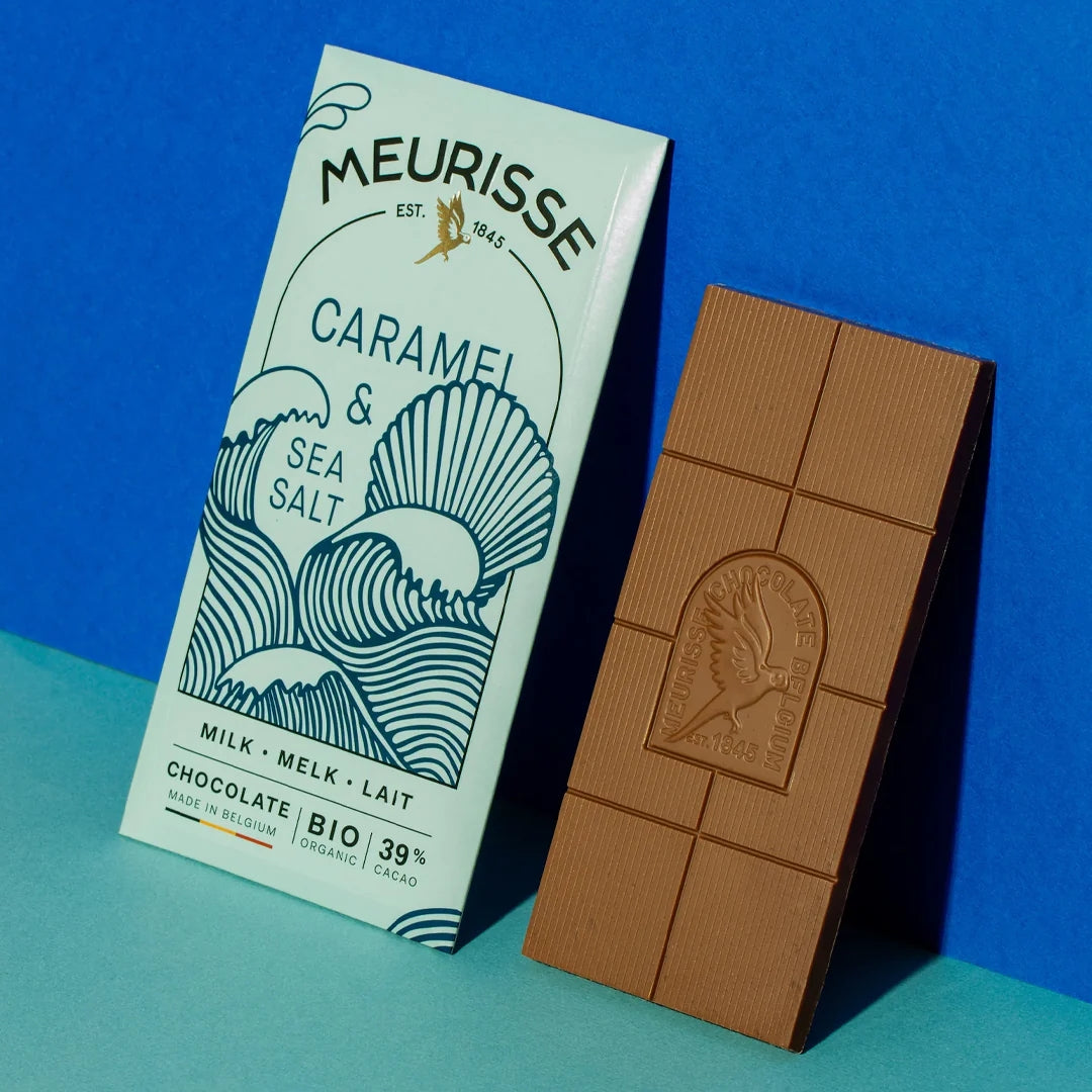 Meurisse Milk Chocolate Tablet - Caramel & Sea Salt