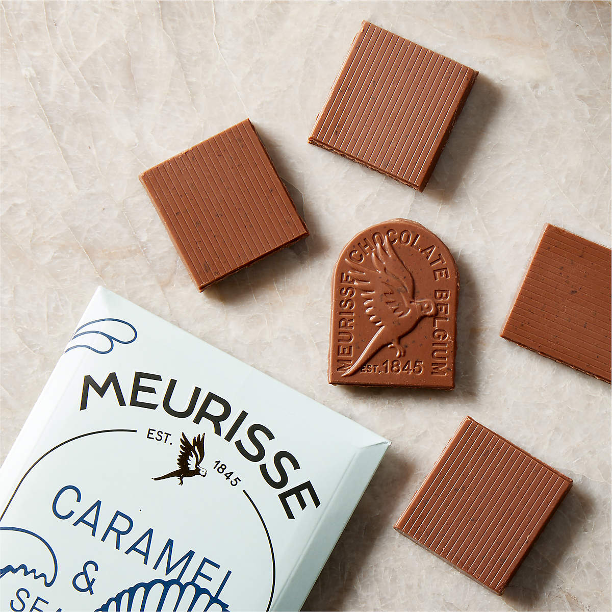 Meurisse Milk Chocolate Tablet - Caramel & Sea Salt