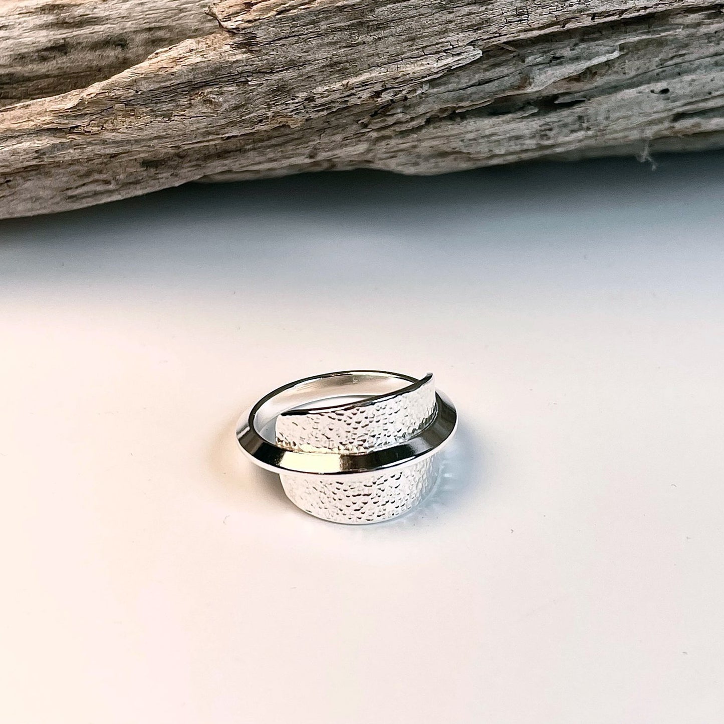 Sterling Silver Inside Out Ring