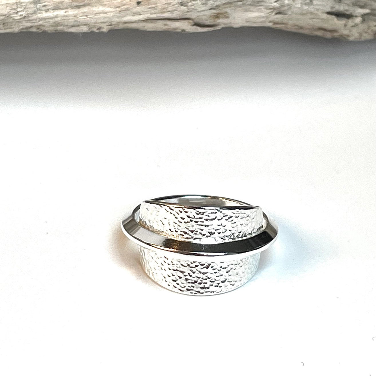 Sterling Silver Inside Out Ring