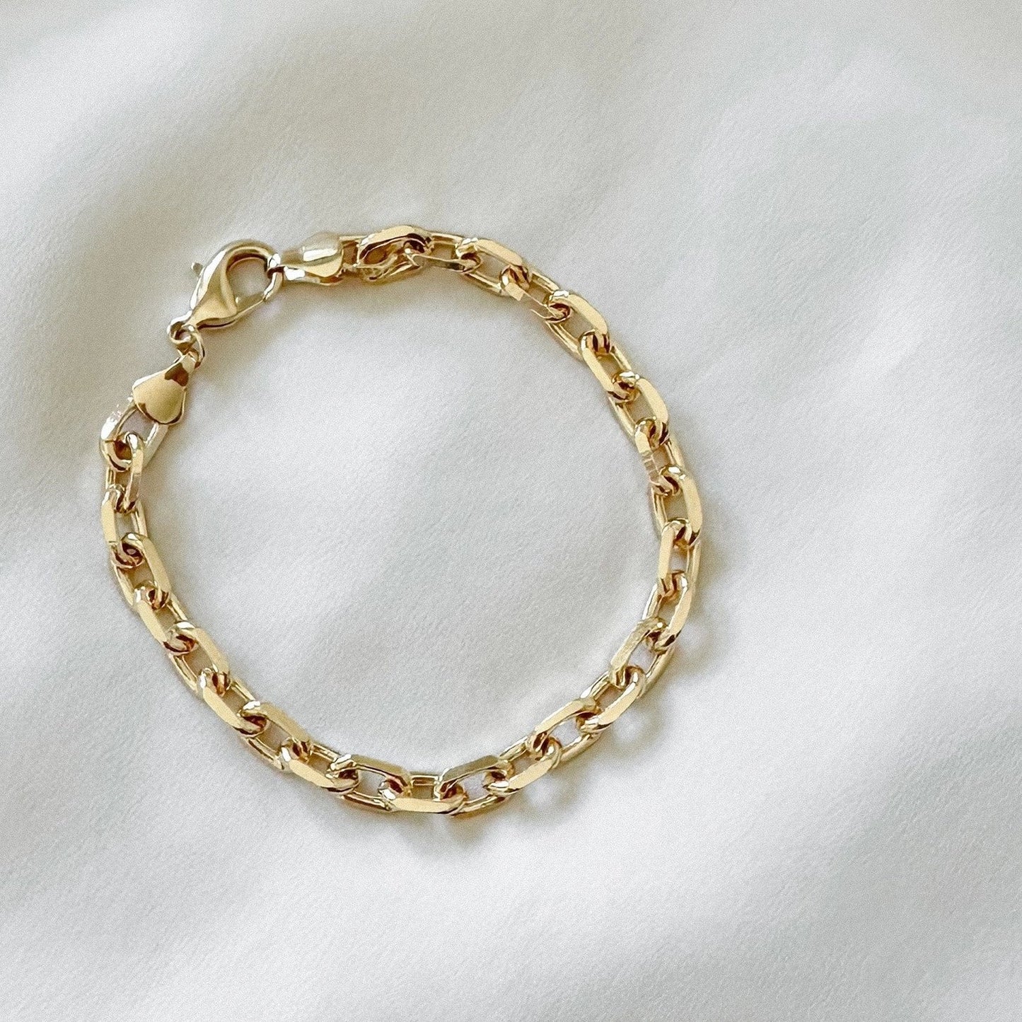 Gold Filled Chunky Link Bracelet