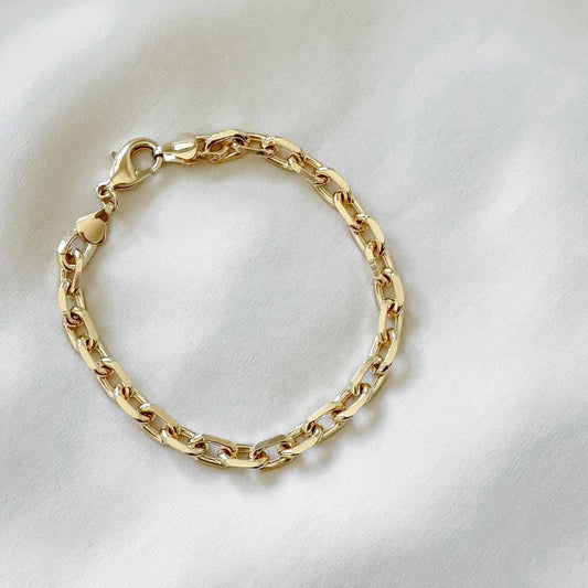 Gold Filled Chunky Link Bracelet