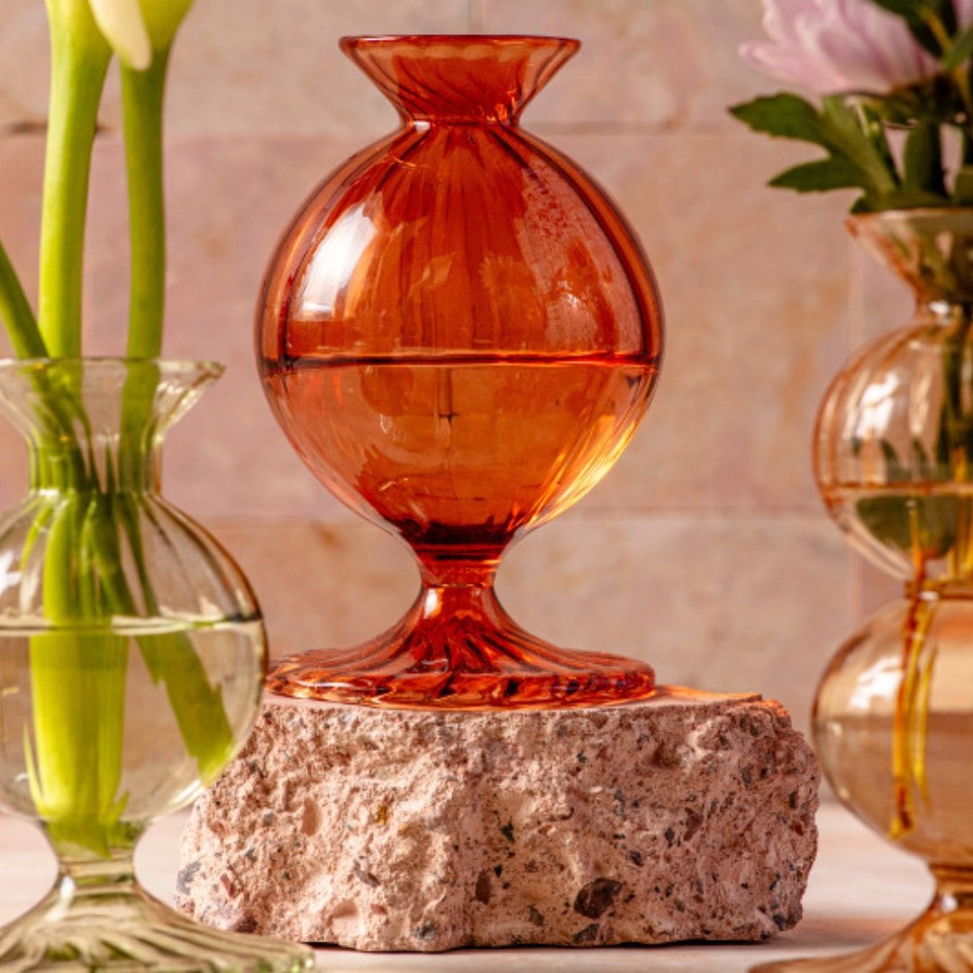 Nalia Glass Budvase - Marmalade