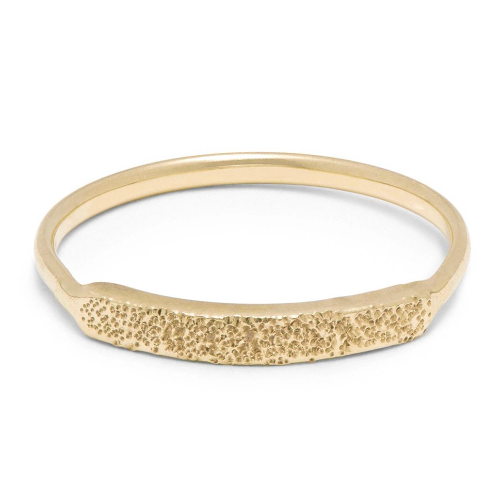 Diamond Dusted Narrow Stacking Ring (Select Size + Material)