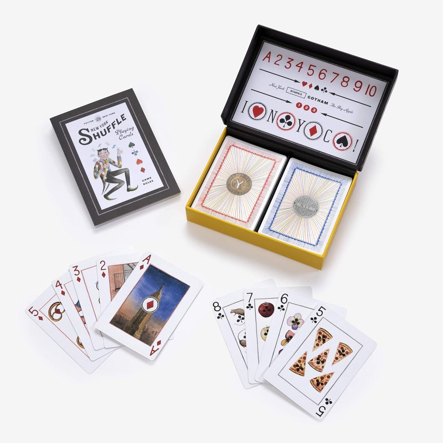 New York Shuffle Playing Cards (2 Standard Decks)