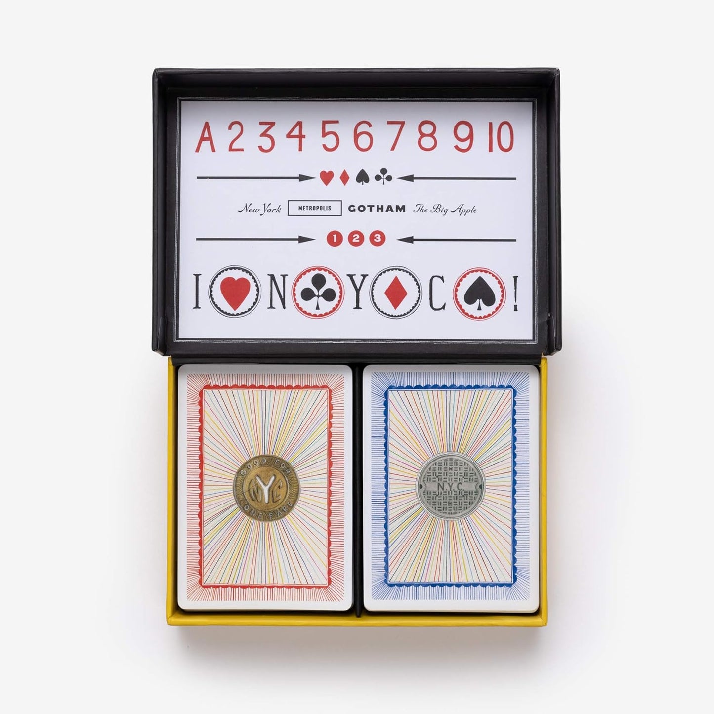 New York Shuffle Playing Cards (2 Standard Decks)