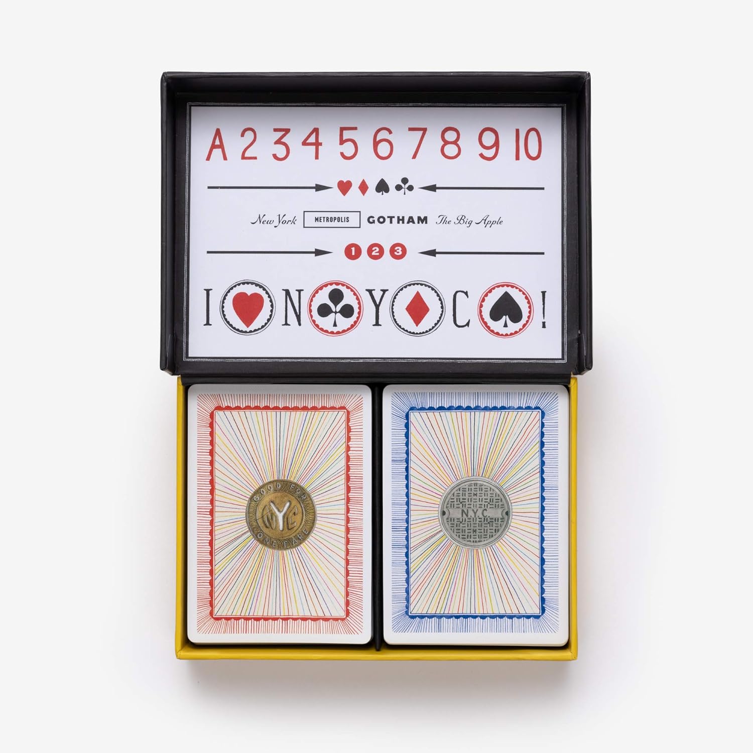 New York Shuffle Playing Cards (2 Standard Decks)