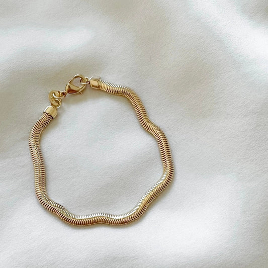 Gold Filled Snake Chain Bracelet