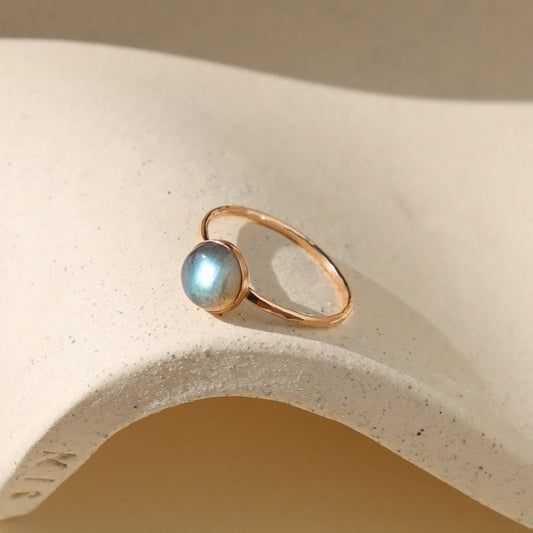 Labradorite ‘Origin’ Ring - Gold Fill