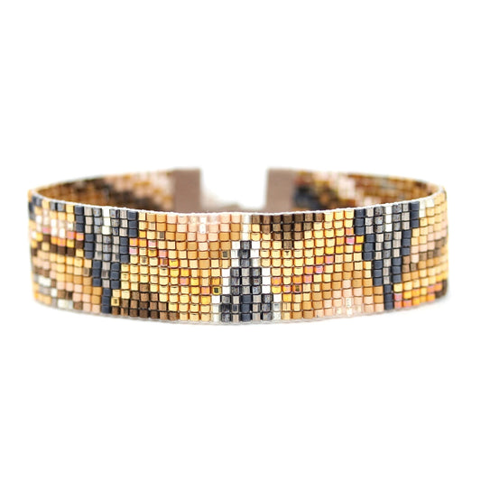 Oro Handwoven Beaded Bracelet