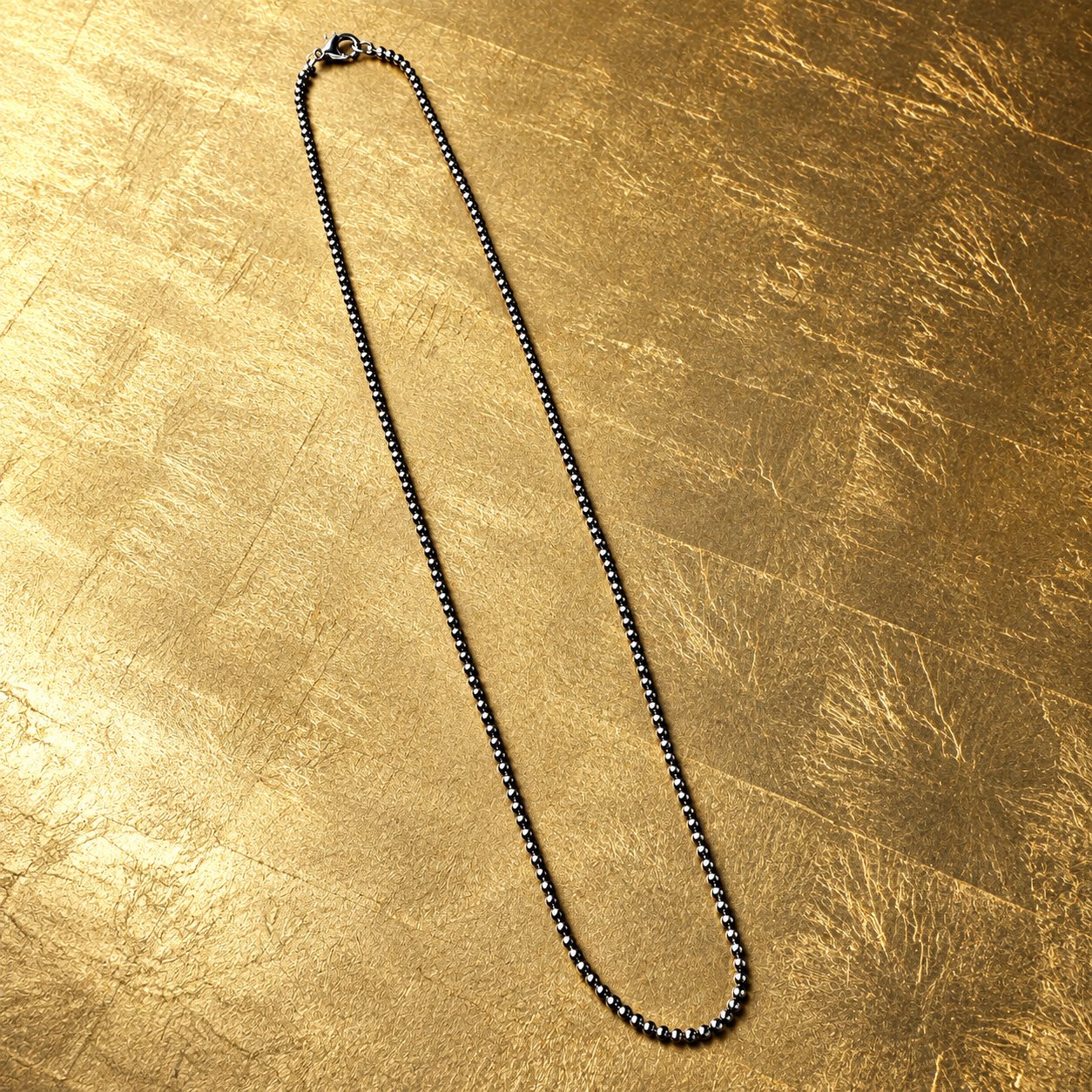 Oxidized Sterling Silver Ball Chain