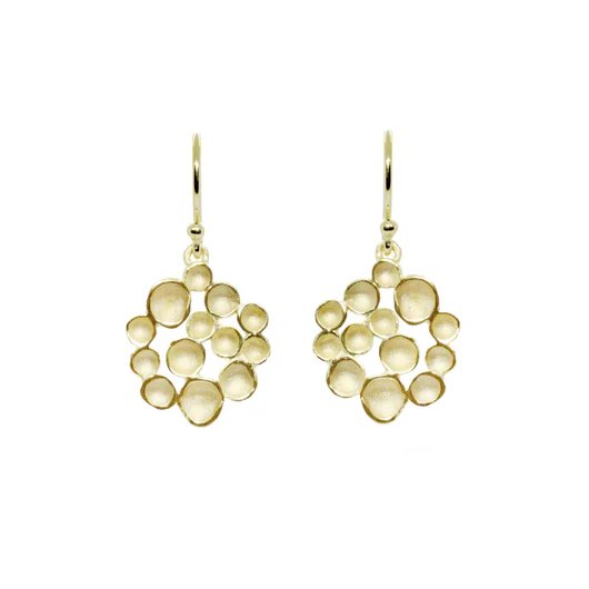 Gold Vermeil Small Champagne Pod Dangle Earrings