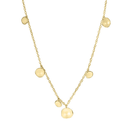 Gold Vermeil 6-Pod Drop Necklace
