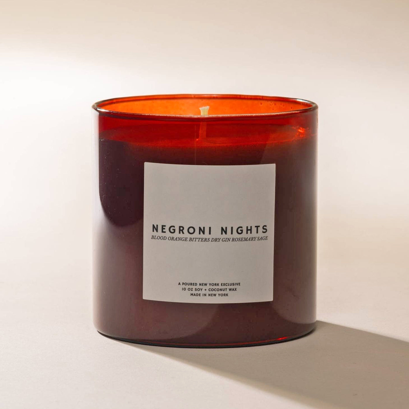 Negroni Nights 10 oz. Soy Coconut Wax Candle