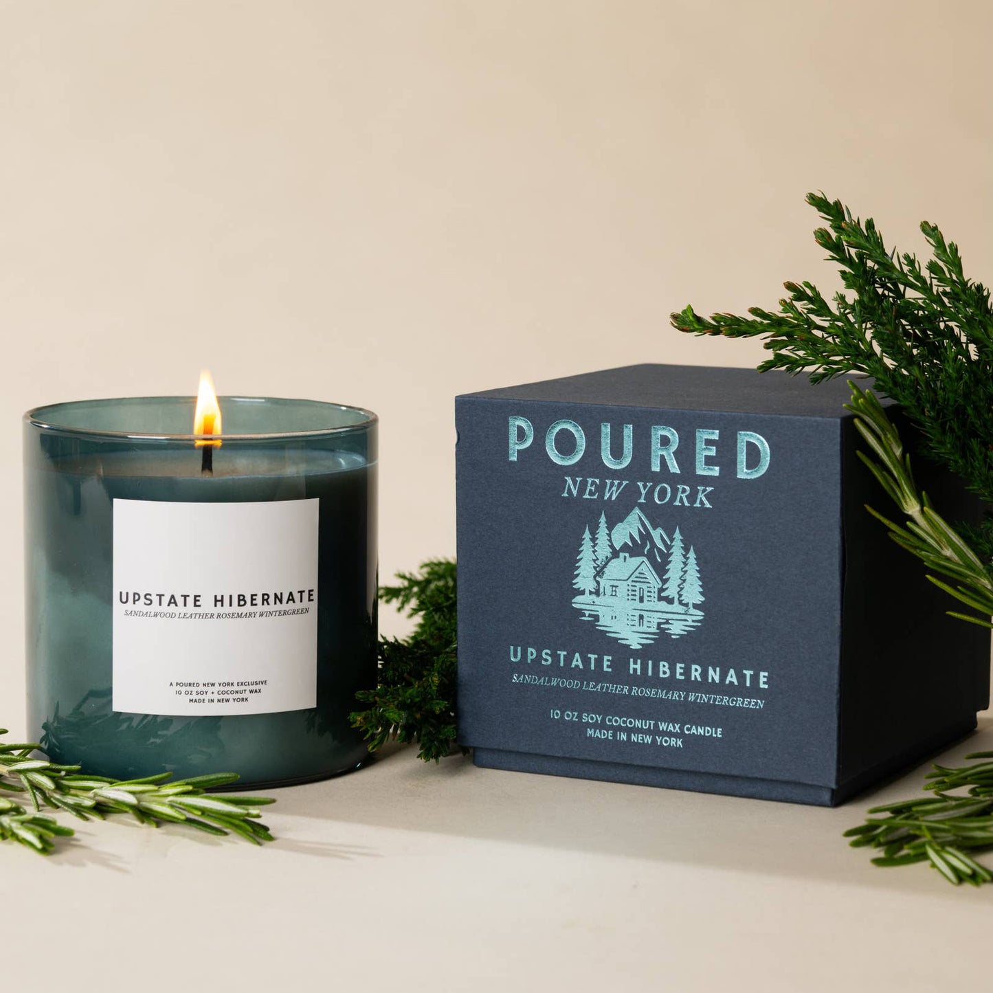 Upstate Hibernate 10 oz. Soy Coconut Wax Candle