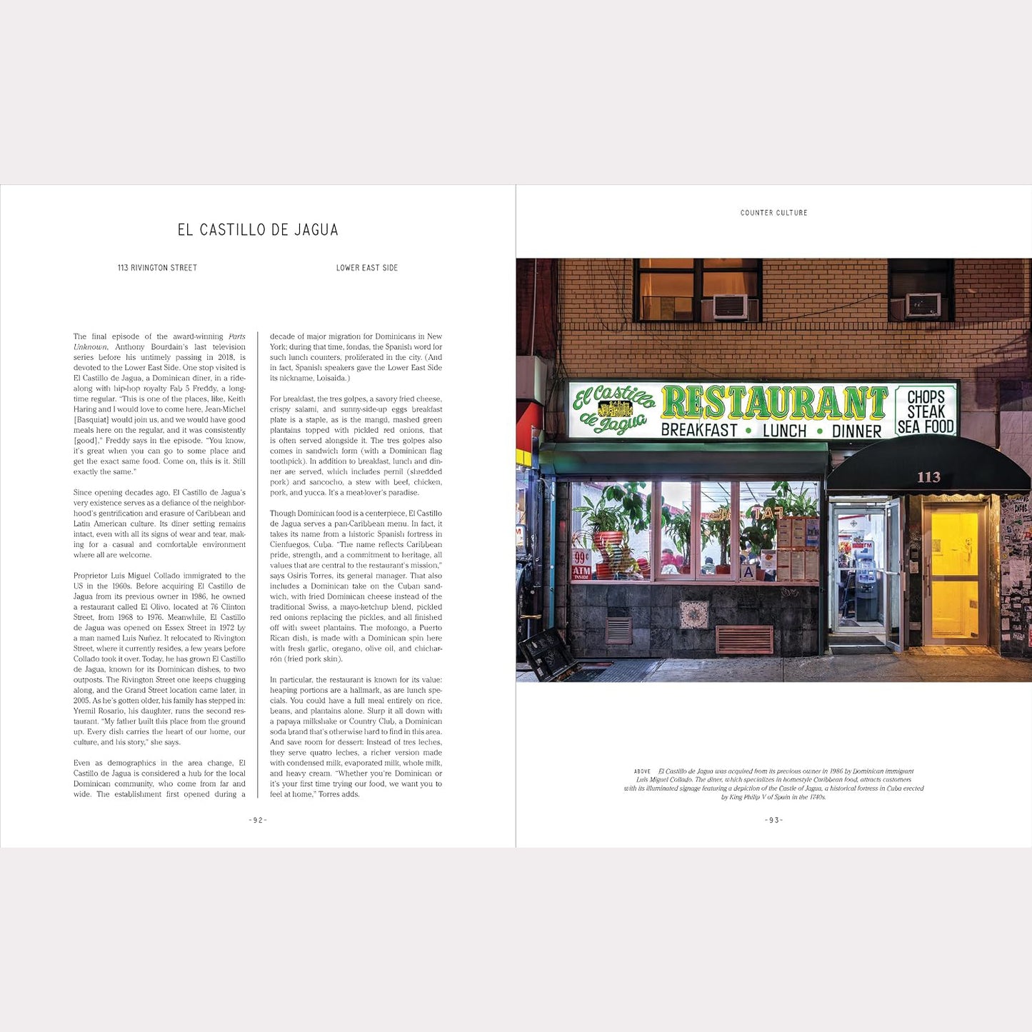 Counter Culture: New York City's Greatest Diners and Luncheonettes