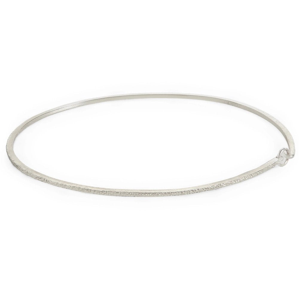 Diamond Dusted Petite Bangle (Select Material)