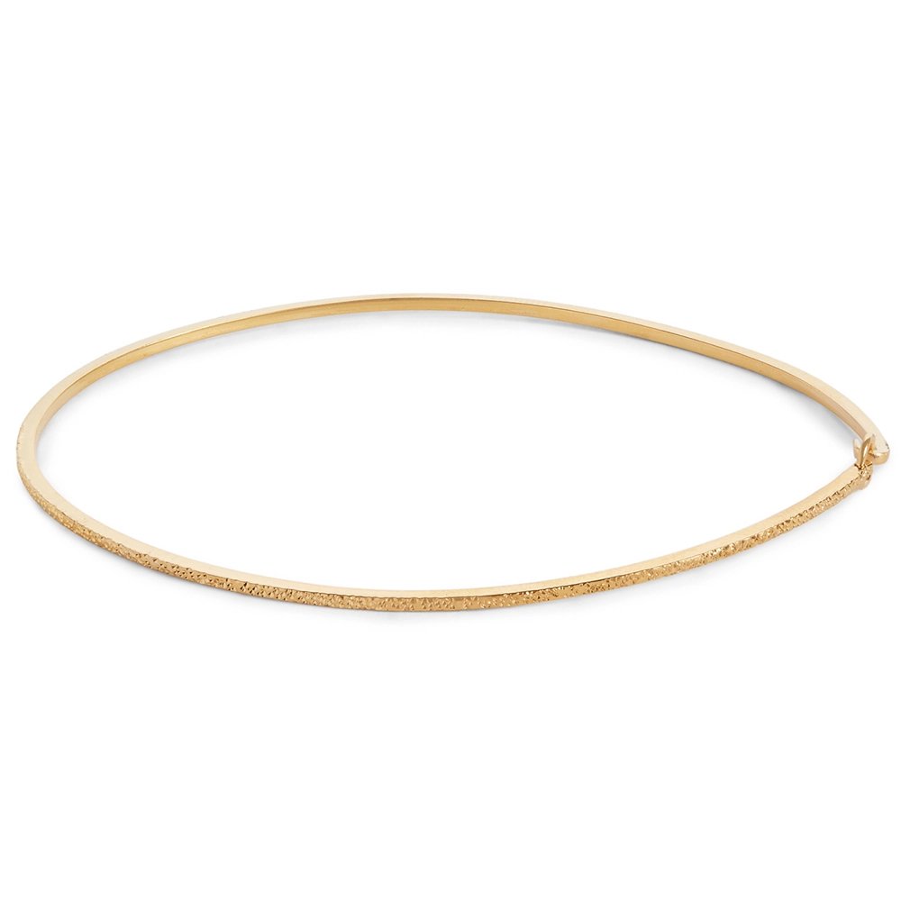 Diamond Dusted Petite Bangle (Select Material)