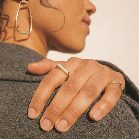 Gold + Silver Pipeline Ring