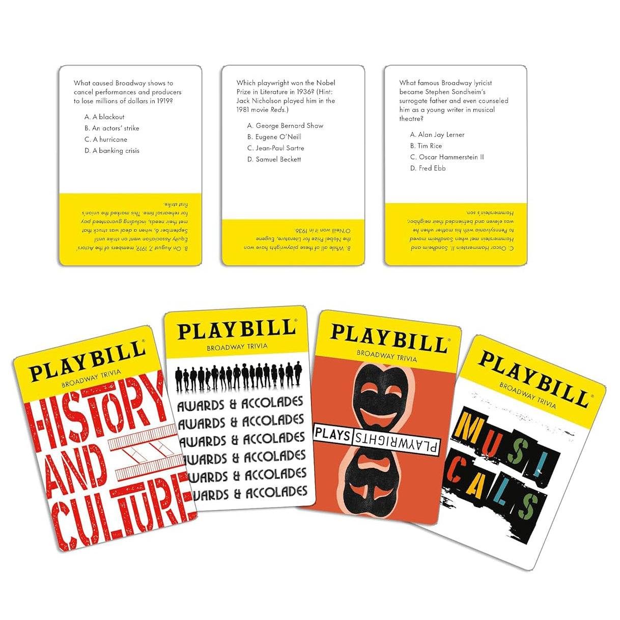 Playbill Broadway Trivia: 200 Questions for Fans of Musicals, Plays, and Theatre History