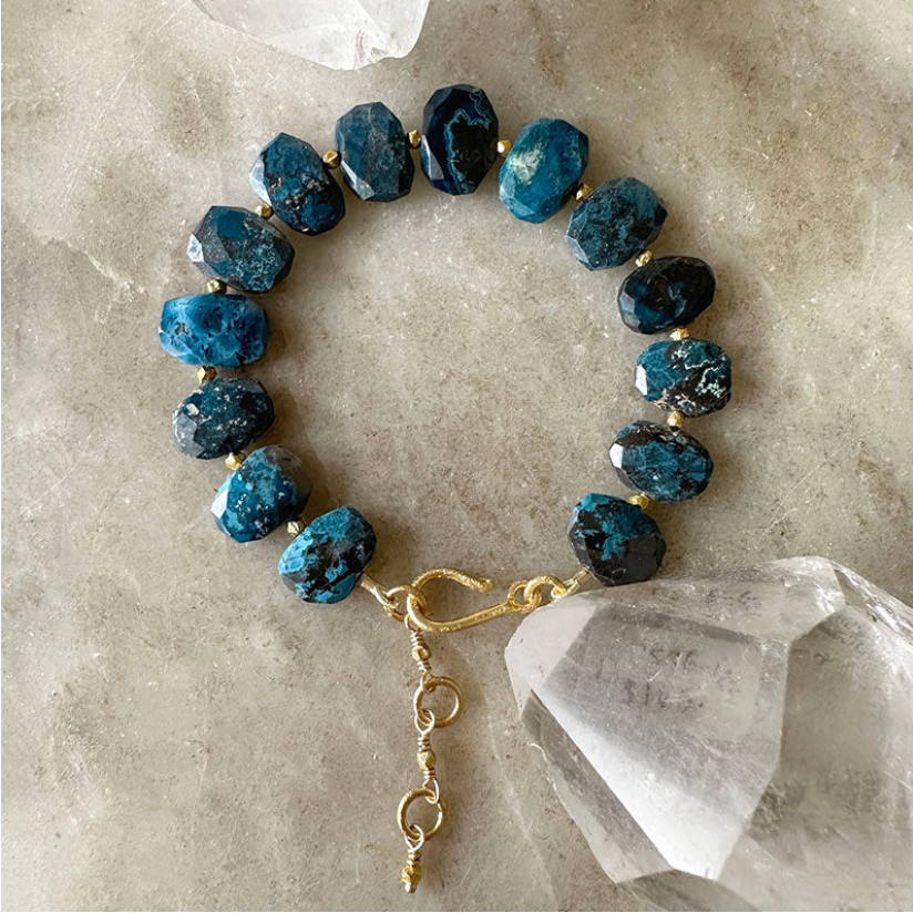 Azurite Gemstone Bracelet