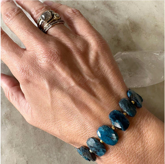 Azurite Gemstone Bracelet