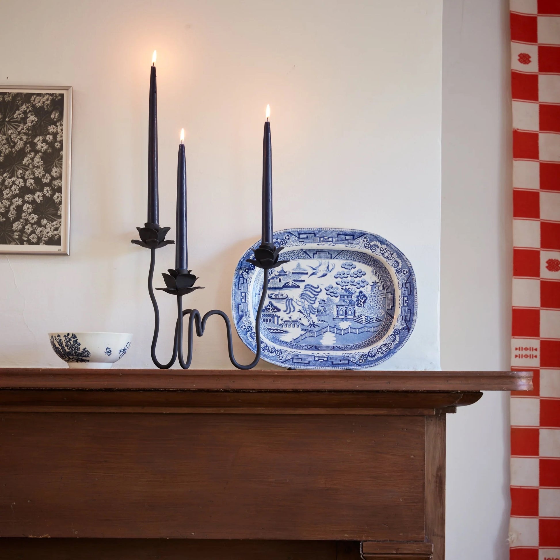 Wrought Iron Rana Candelabra