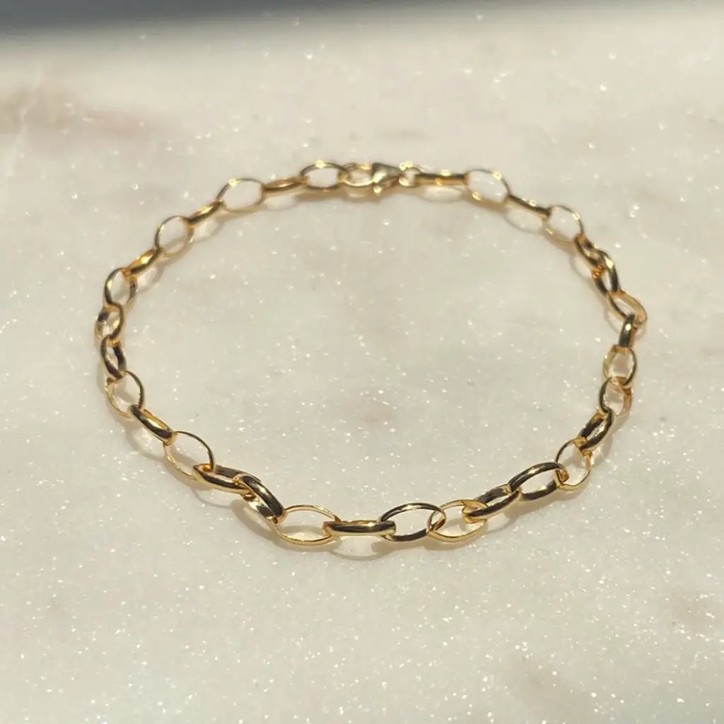 Rollo Chain Bracelet – Gold Filled