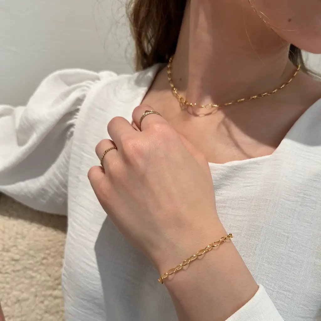 Rollo Chain Bracelet – Gold Filled