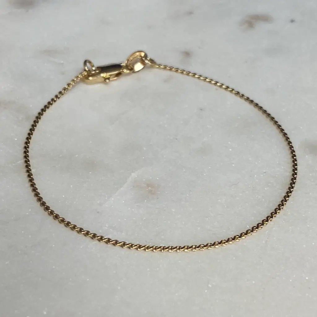 Snake Chain Bracelet – Gold Filled