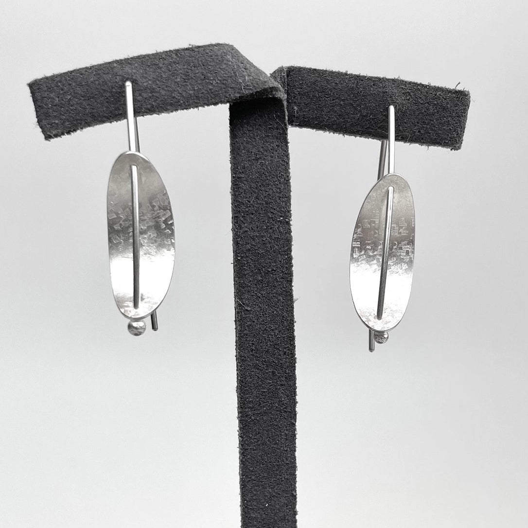Sterling Silver Small Suspension Drop Earrings