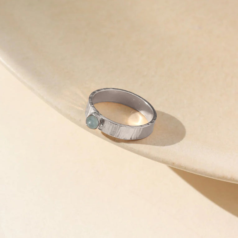 ‘Sunrise’ Gemstone Ring (select stone/material)