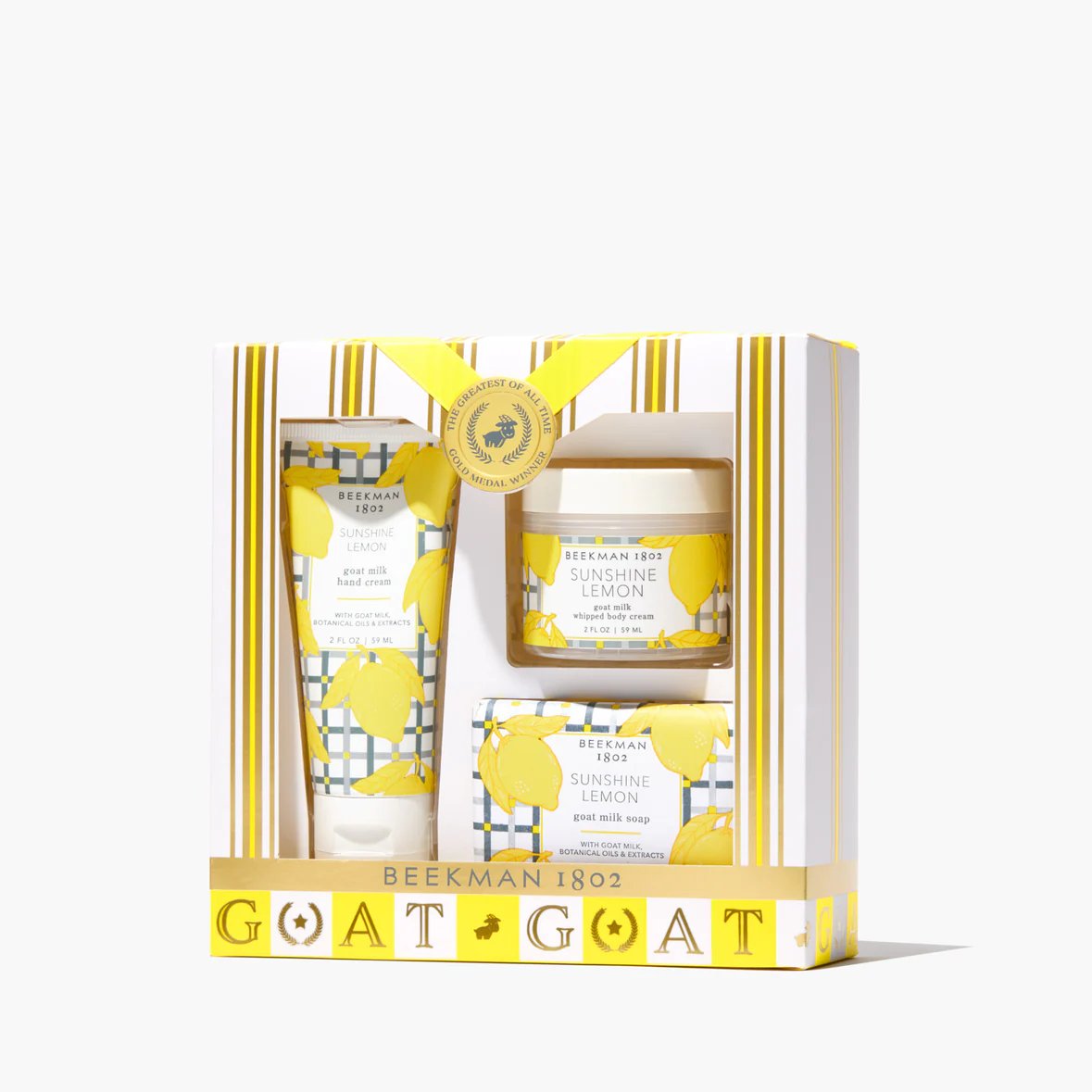 Goat Milk 3-Piece Discovery Gift Set - Sunshine Lemon