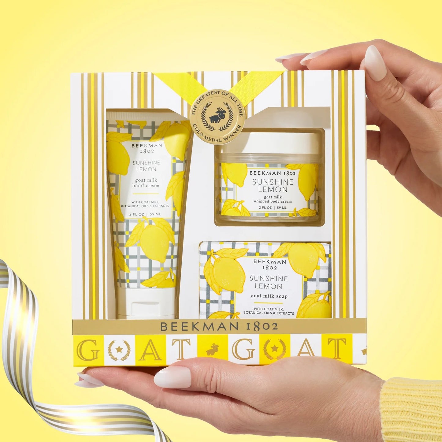 Goat Milk 3-Piece Discovery Gift Set - Sunshine Lemon