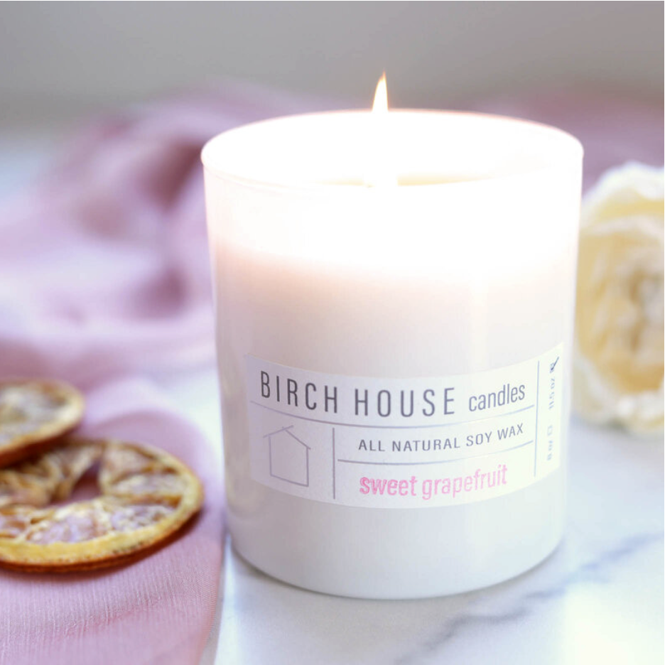 Sweet Grapefruit Soy Wax Candle