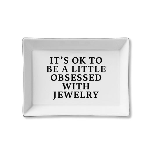Ceramic Trinket Tray - Obsessed with Jewelry
