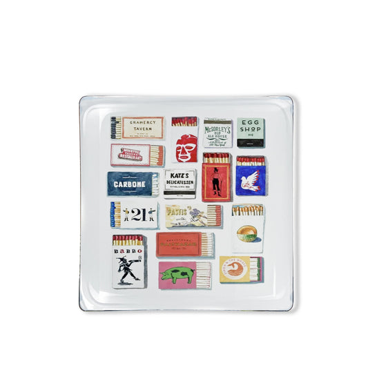 Glass Trinket Tray – NYC Matches