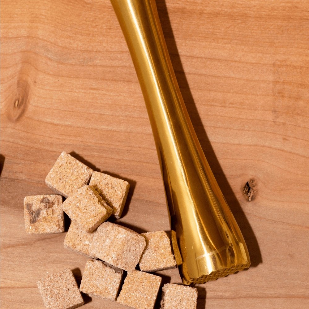 Luxe Mixer Cube Muddler - Gold