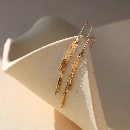 ‘Golden Drop’ Earrings – Gold Filled