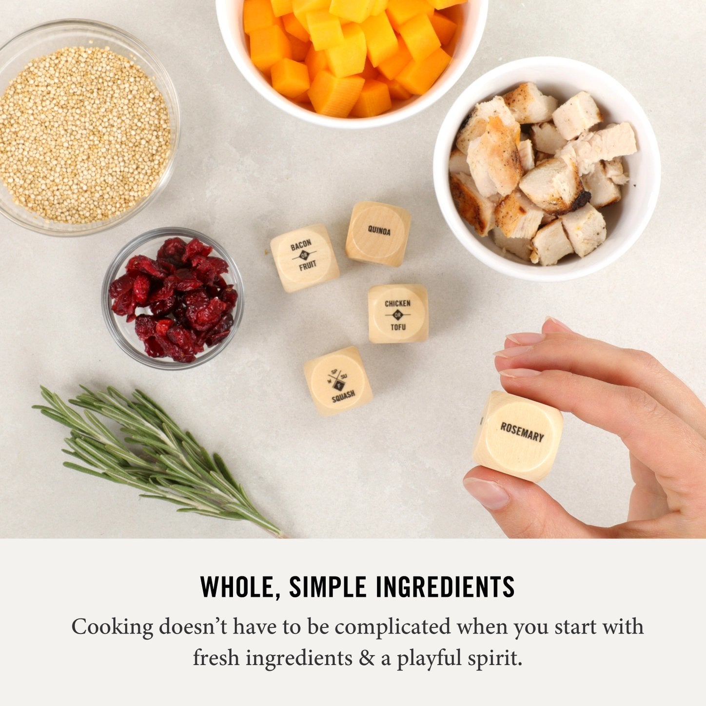 Foodie Dice: Inspiration for Seasonal Dinners