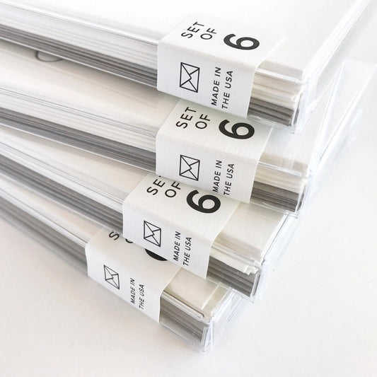 Thank You Multi Language - 6 Letterpress Cards (Boxed Set)