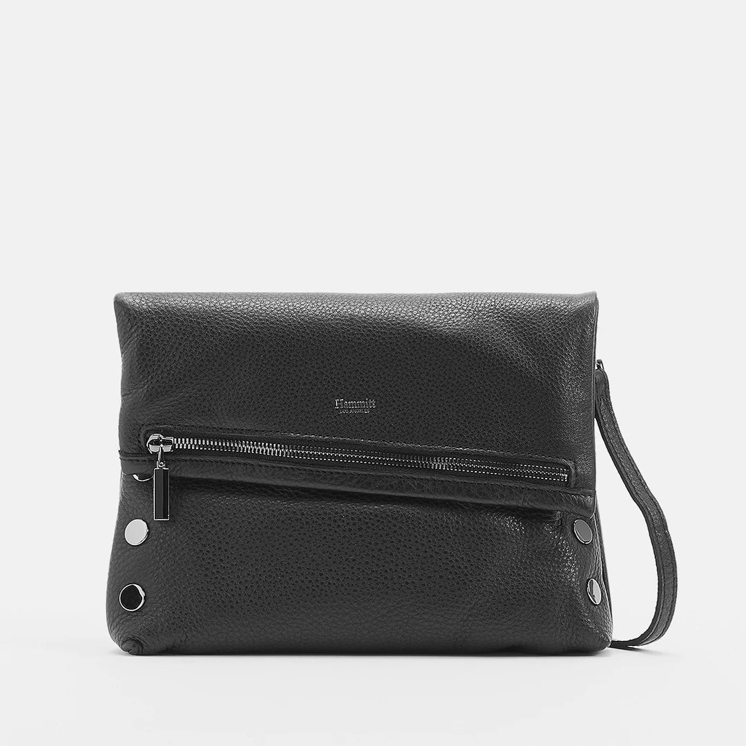 Hammitt VIP Medium Crossbody Bag - Black/Gunmetal